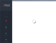 Tablet Screenshot of pad.ca